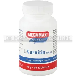 MEGAMAX L-Carnitin 500 mg Tabletten 60 St