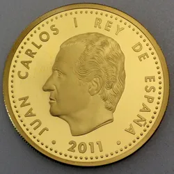 Goldmünze 200 Euro "Francisco Orellana" 2011 (Spanien)