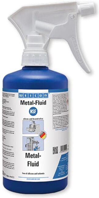 WEICON Metal-Fluid, lösemittelfreie Pflege- und Schutzemulsion für Metalle, 500 ml, weiß, milchig (15580500)