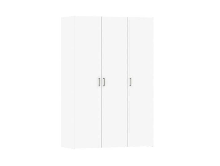 ebuy24 Kleiderschrank Spell Kleiderschrank 3 Türen. Weiss.