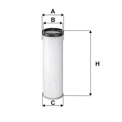 FILTRON Sekundärluftfilter AR 200/6W 115mm für Volvo
