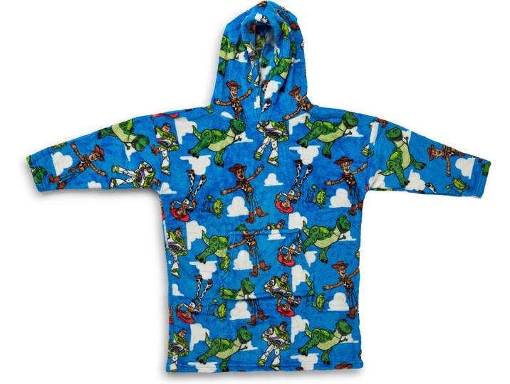 Wohndecke DISNEY Toy Story Lets Get Digital , bunt (blau), B:60cm L:81cm, Polyester, Wohndecken, Wohndecke