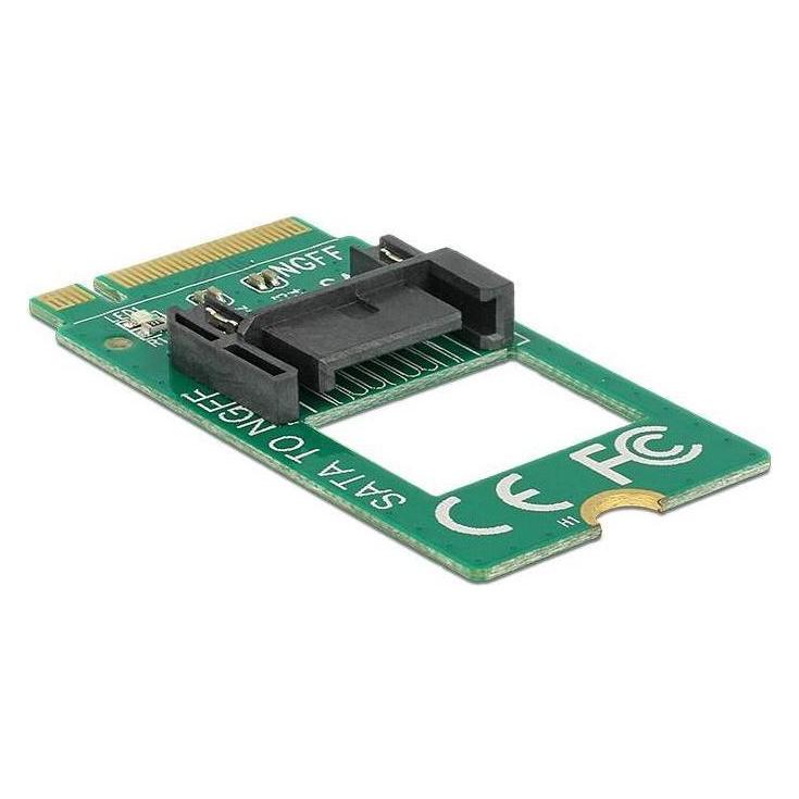 Delock Adapter M.2 Key B male > SATA 7 pin (SATA) (62876)