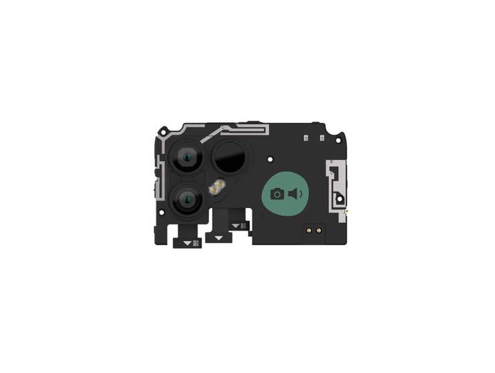 Fairphone F4CAMR-1ZW-WW1, Module caméra arrière, Fairphone, fairphone 4, Noir, 69 mm, 43,9 mm
