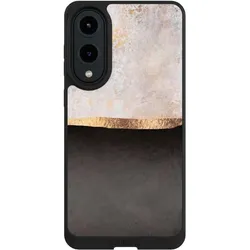 Nivocase Handyhülle für Samsung Galaxy S25 Edge Hülle NIVOpure Case Schwarz Abstrakt Black & White Trends (Samsung Galaxy S25 Edge), Smartphone Hülle, Schwarz