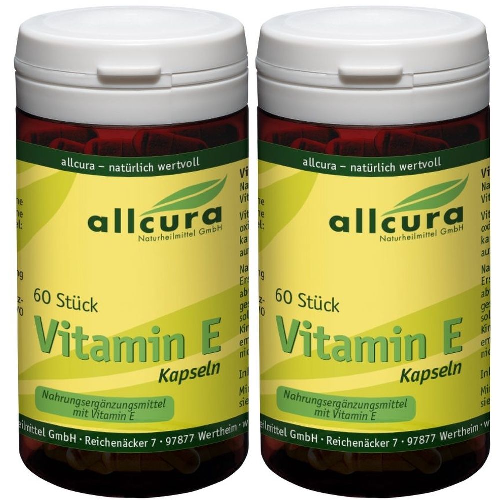 Vitamin E Kapseln 200 I.e. 2x 2x60 St