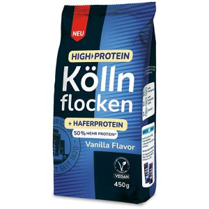 Kölln Kölln Haferflocken High Protein  flocken Vanilla Flavour, aus dem vollen Haferkorn, 450 g
