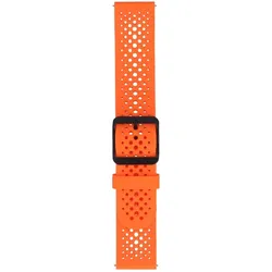 Neues Armband für die Smartwatch GlacierX Silicone Air Dot Vibrant Orange Orange 22mm