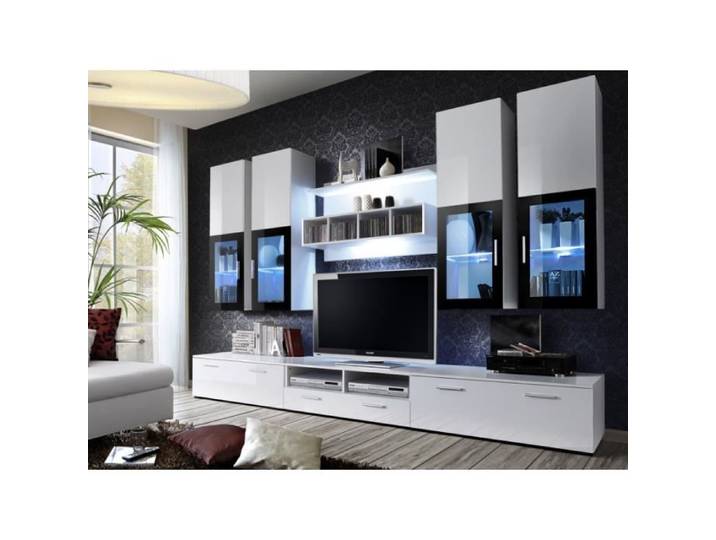 Ensemble meuble TV - Lyra - Blanc