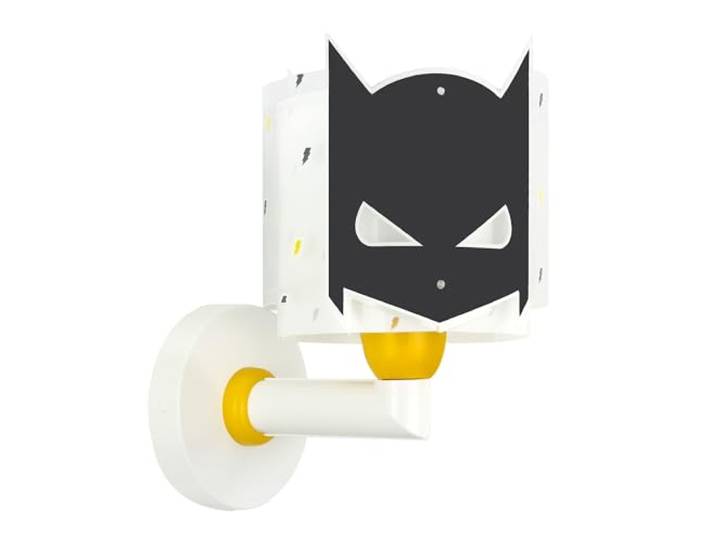 Dalber kinder Wandlampe, Kinderlampe Wandleuchte Dark Hero Superheld, Schwarz