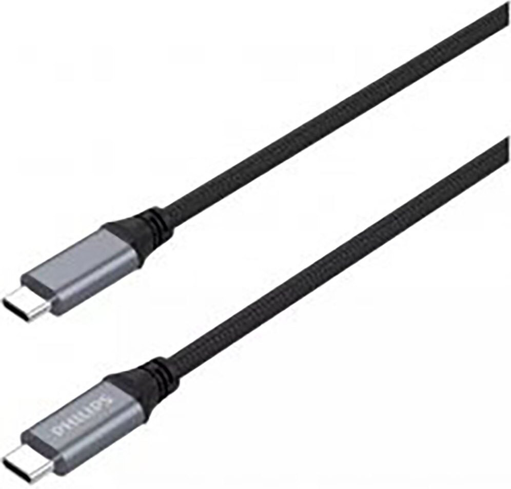 Philips USB-C naar USB-C premium oplaad- en synchronisatiekabel, 2 meter