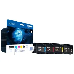 Brother Jumbo-Tintenpatronen-Pack: Cyan / Magenta / Gelb / Schwarz