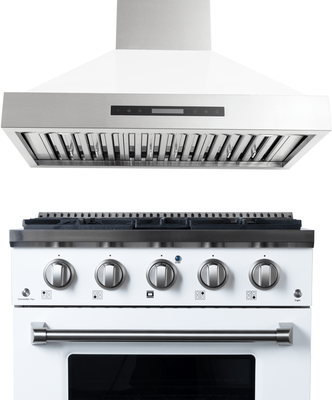 Proline Range Hoods "Proline 30"" Dual Fuel Range + Hood Bundle   Save 10%"