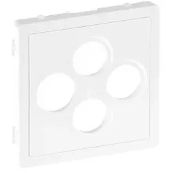 Legrand 754810 Valena Life Abdeckung für TV-R-SAT-SAT Einsatz Farbe: Ultraweiß