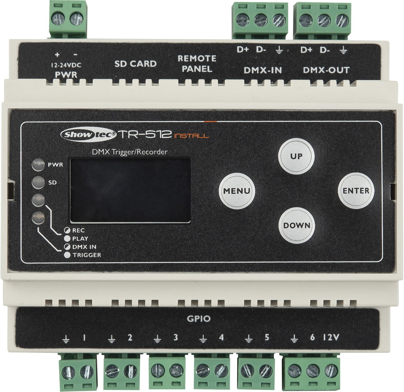 Showtec Tr-512 Installation Auf Din-Schiene