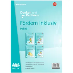 Fördern Inklusiv. Hefte 1-4 im Paket Denken und Rechnen, Schulbücher