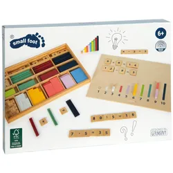 small foot Lernbox Rechenstäbchen mit Zahlen „Educate“ (Deutsch, 6 Jahre)