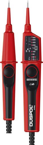 Benning DUSPOL analog Zweipoliger Spannungsprüfer CAT III 1000 V, CAT IV 600 V LED, Vibration