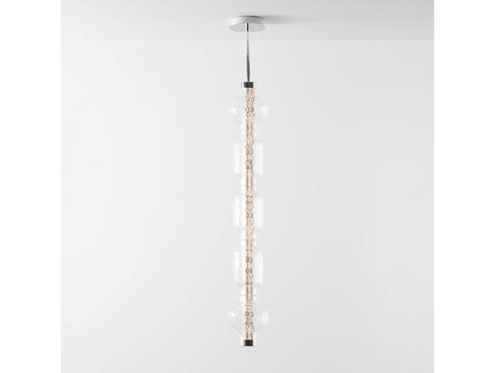 Alambicco Vertical App LED-Hängelampe 123cm 2700K - Artemide - Wohnzimmer - Design - Glas - Einflammig