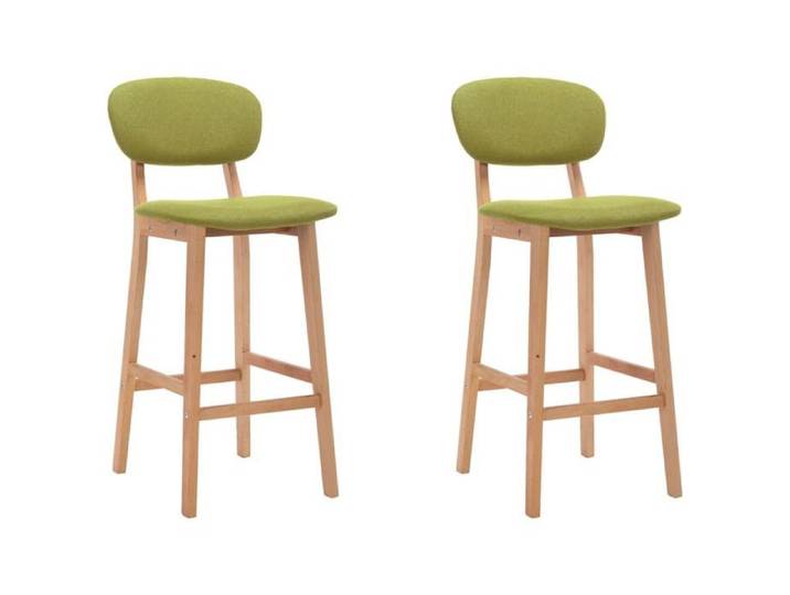 Lemon 2 Pcs Chaises Haute Style Industriel VIDAXL Tabourets de bar vert tissu CCL22116578