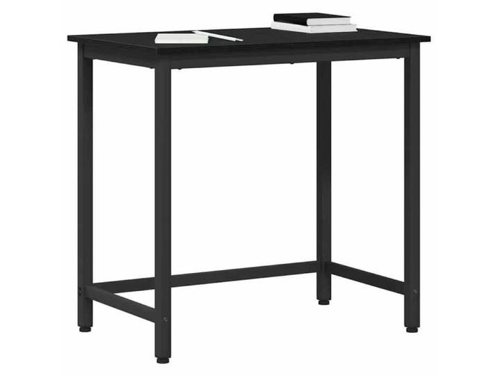 (Vente Chaude)Meuble ordinateur/Bureau PC - CLOUD - Cabinet de Bureau table Chêne noir 100x50x76 5 cm - Bois d'ingénierie et acier 5