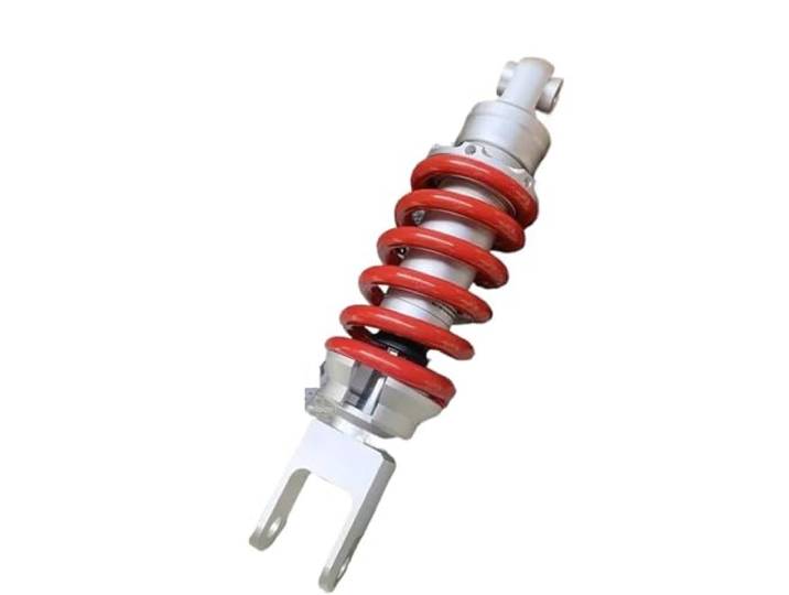 SPLACK Federbein 265mm Universal Motorrad Stoßdämpfer Aufhängung Für Für Benelli Für R155 Für YZFR15 Tuning-Federbeine(Rot)