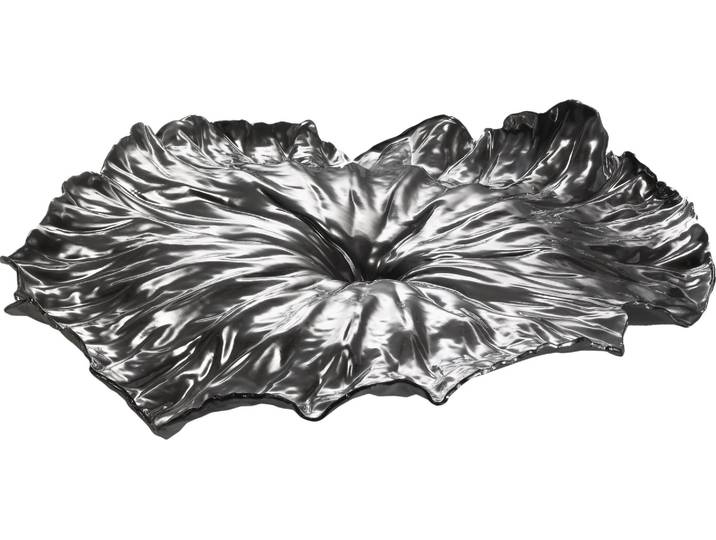 Alessi A Lotus Leaf Servierteller 45 cm Black