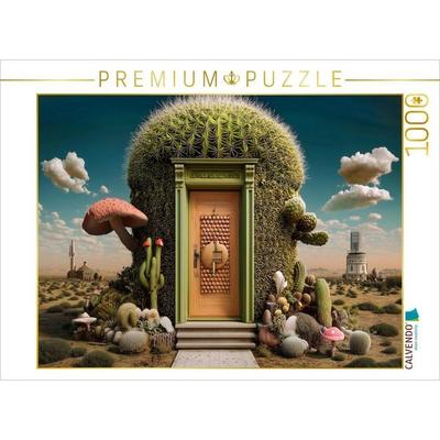 CALVENDO Puzzle Tür zum Wüstenmärchen | 1000 Teile Lege-Größe 64x48cm Foto-Puzzle für glückliche Stunden