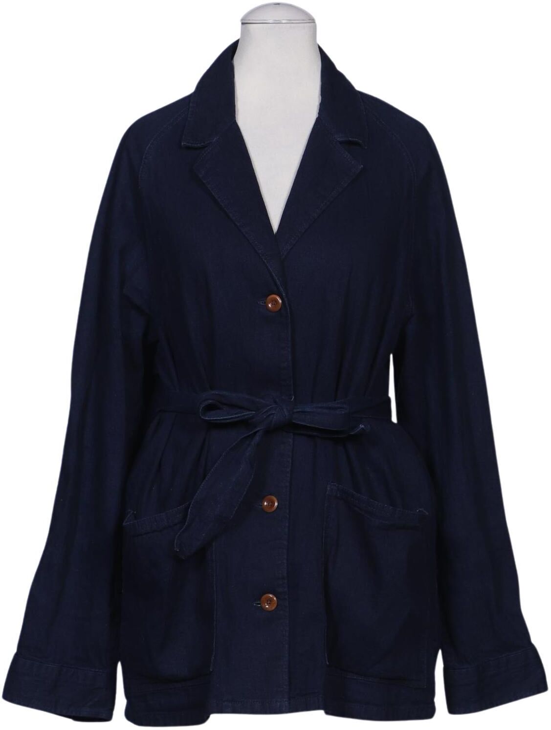 Kings of Indigo Damen Blazer, Marineblau, Gr. S, Baumwolle - Second Hand