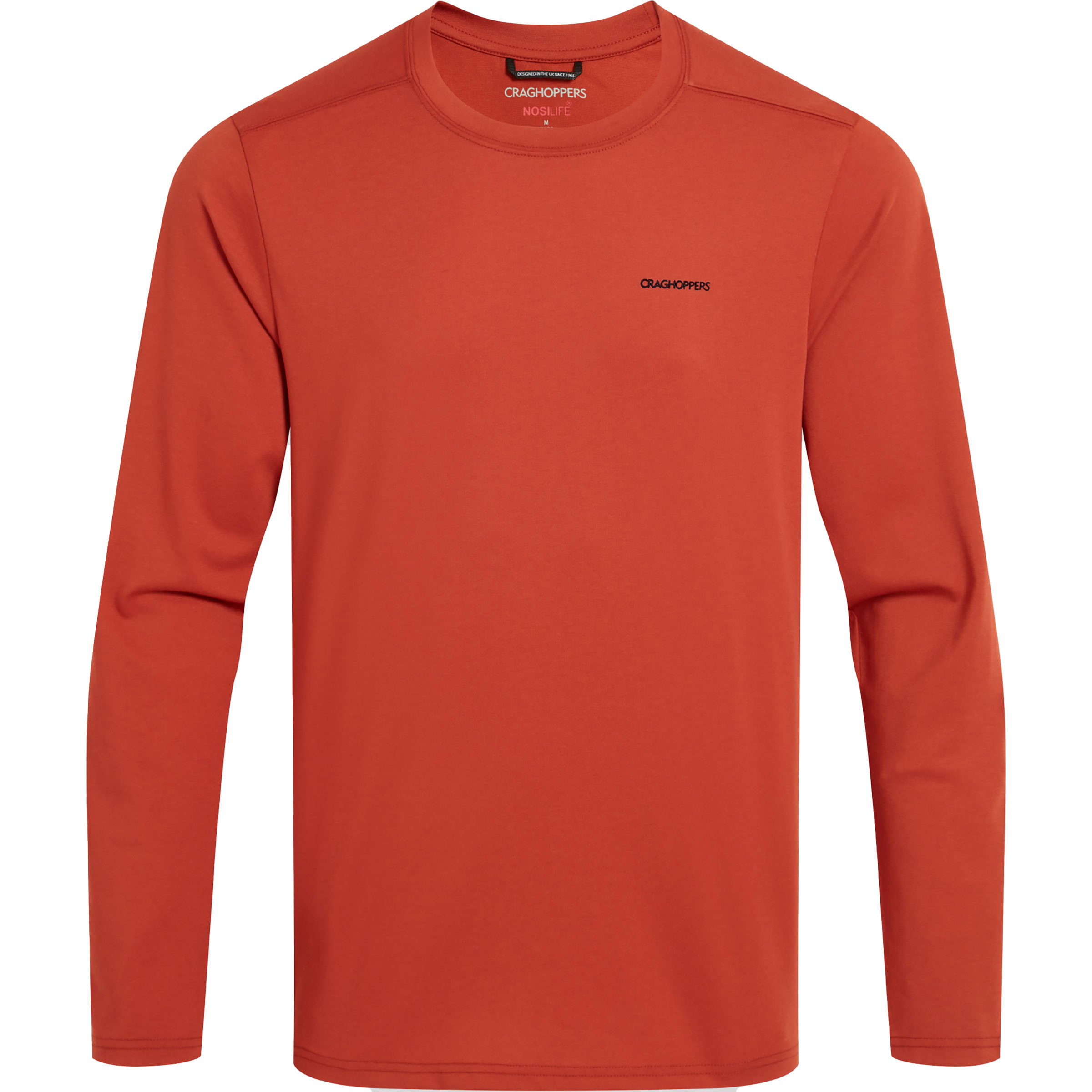 Craghoppers Nosilife Abel Herren Longsleeves rot Größe XL Camping Klein verpackbar