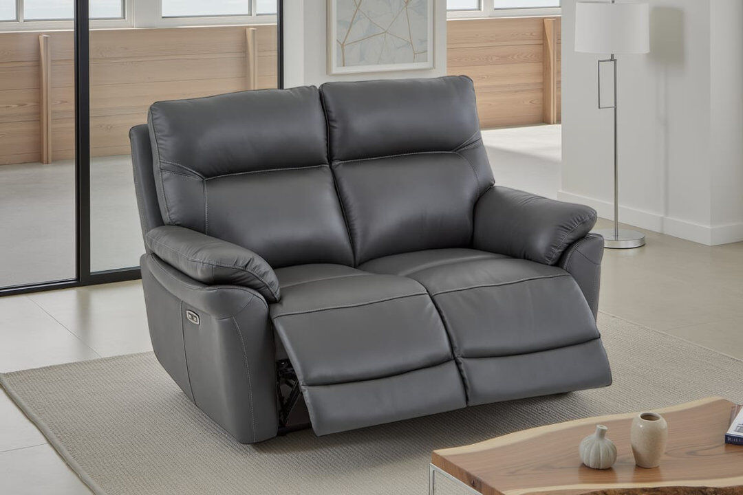 Mercer41 Huckins 3 Seater Electric Reclining Sofa Cream 2