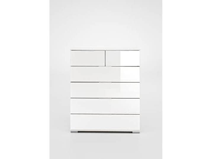 möbelando Schubkastenkommode >Easy Plus< (BxHxT: 82x102x42 cm) in weiß - 82x102x42 (BxHxT)