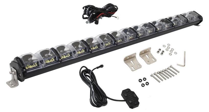 132 cm Mehrmodi-LED-Lichtbalken (Scheinwerfer) Abblend-/Fernlicht Kombi - Flut- und Spotlicht, Serie IM RGB