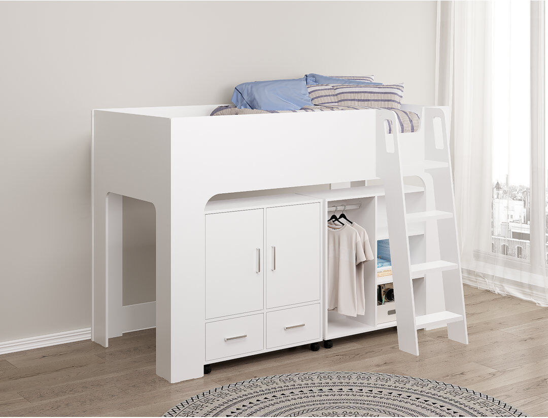 Isabelle & Max Webrook Storage Kids Bed White