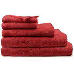 The One Towelling Strandtuch 'Deluxe' T1-DELUXE100 burgundy 100 x 180 cm