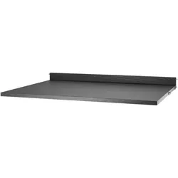 String System Schreibtischplatte 78x58 cm Esche schwarz gebeizt