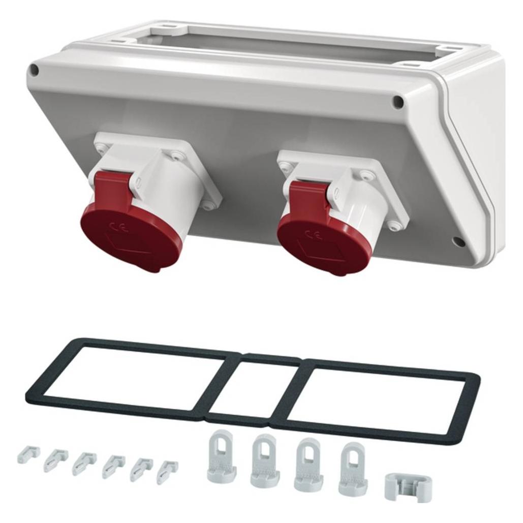 Hensel HEN MICB12 Mi Connection Box zum Anbau an Gehäusewände 300mm (4012591110699)