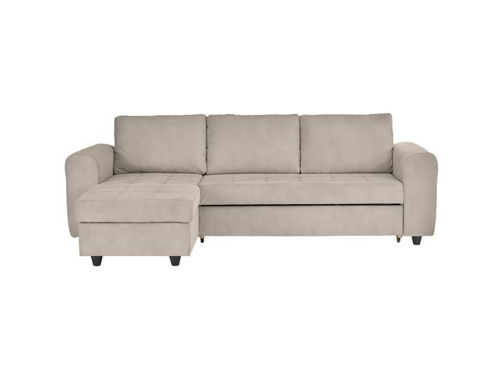Ecksofa 245/145 cm Schlammfarben