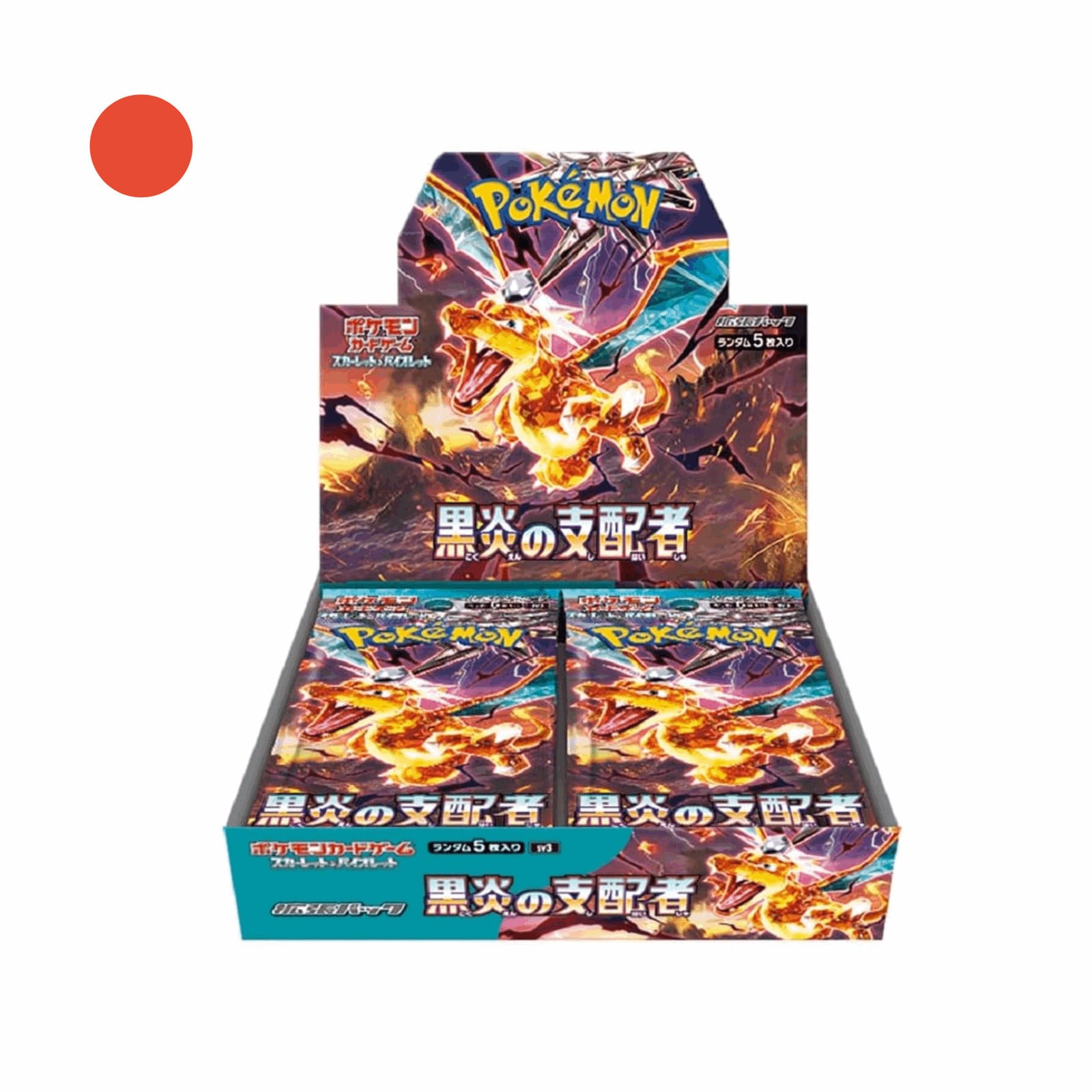 Pokemon Ruler of the Black Flame Booster Display SV3 Japanse versie