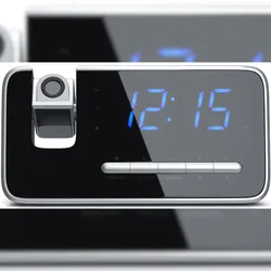 Brandson Radiowecker, FM Radio Wecker, Projektionsanzeige, 4,7` LED-Display, Auto/OFF-Dimmer