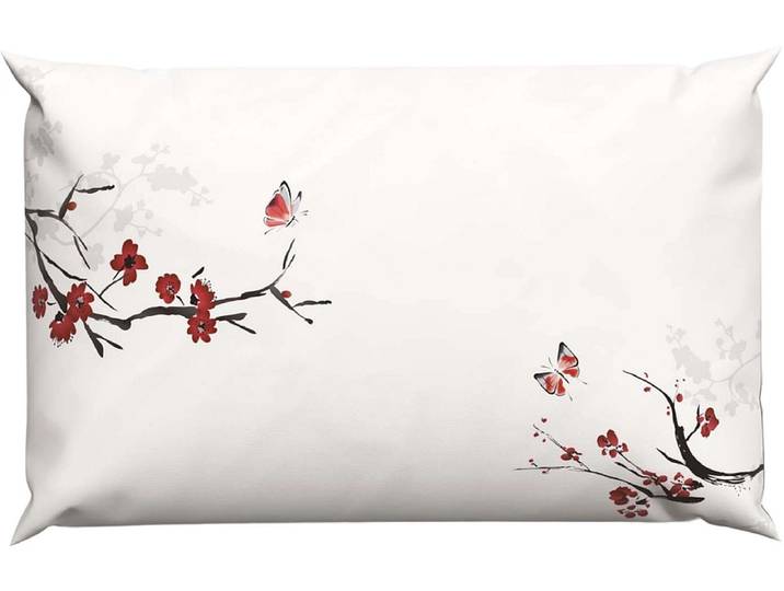 LOTUS Kopfkissenbezug NOYAMA 65x100cm baumwolle