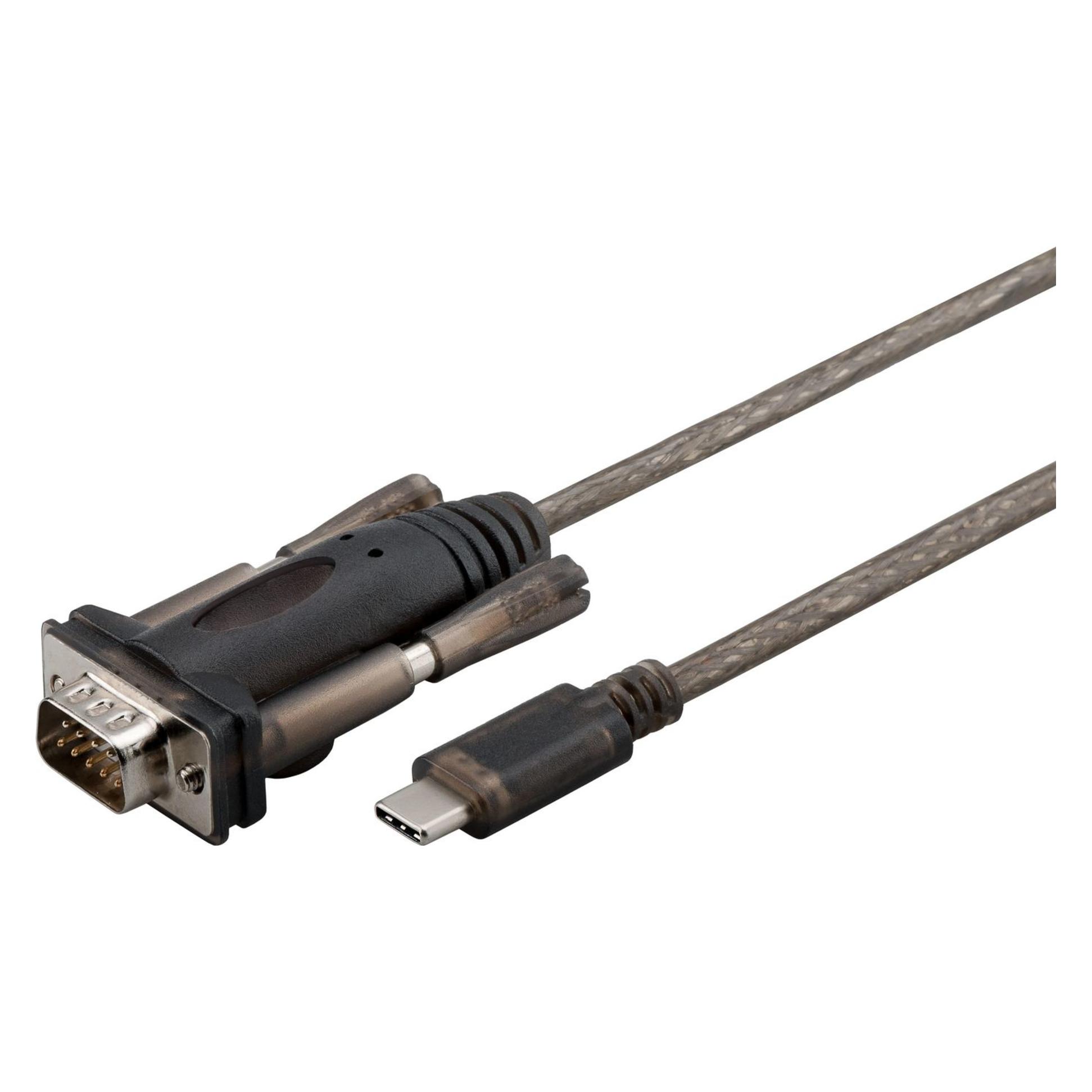 MicroConnect Kabel USB USB-C - D-Sub (VGA) 1 m Schwarz (USB3.1CRS232) (1 m) (USB3.1CRS232)