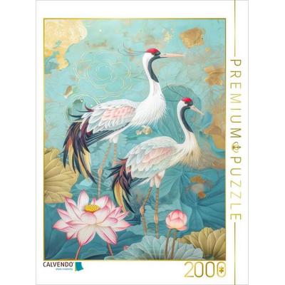 CALVENDO Puzzle Tiere und Natur im asiatischen Stil | 2000 Teile Lege-Größe 90x67cm Foto-Puzzle für glückliche Stunden