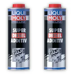 2x Additiv LIQUI MOLY 5176 Kraftstoffadditiv Pro-Line Super Diesel Kraftstoff 1L