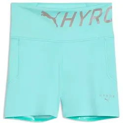 Puma Damen Freizeit / Mode Sommer GJ Shorts Shorts Da W PUMA x HYROX PWRMODE 4 SHORT TIGHT, Größe S in Grün Grün