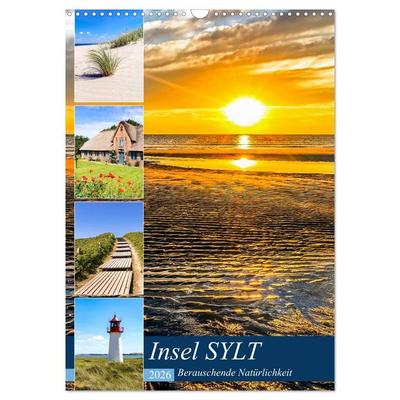 INSEL SYLT, Berauschende Natürlichkeit (Wandkalender 2026 DIN A3 hoch), CALVENDO Monatskalender