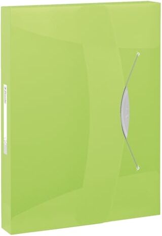 Esselte Pasta de documentos    Polietileno   Verde transparente   47mm   A4