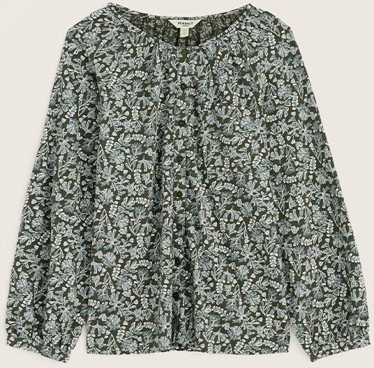 Seasalt Mallow Top Painted Seaweed Nori