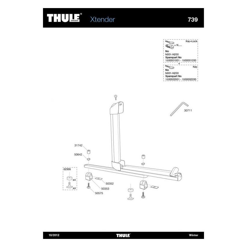 Thule Scheibe (50352)