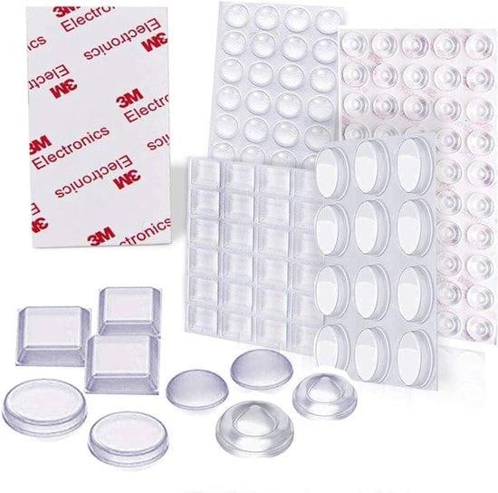 3M Transparante zelfklevende rubberen beschermende pads voor deuren, kasten en meubels